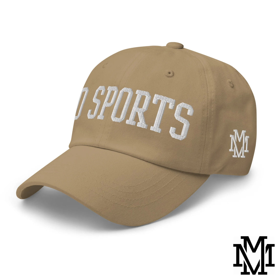 Go Sports Embroidered Unstructured Dad Hat - Khaki