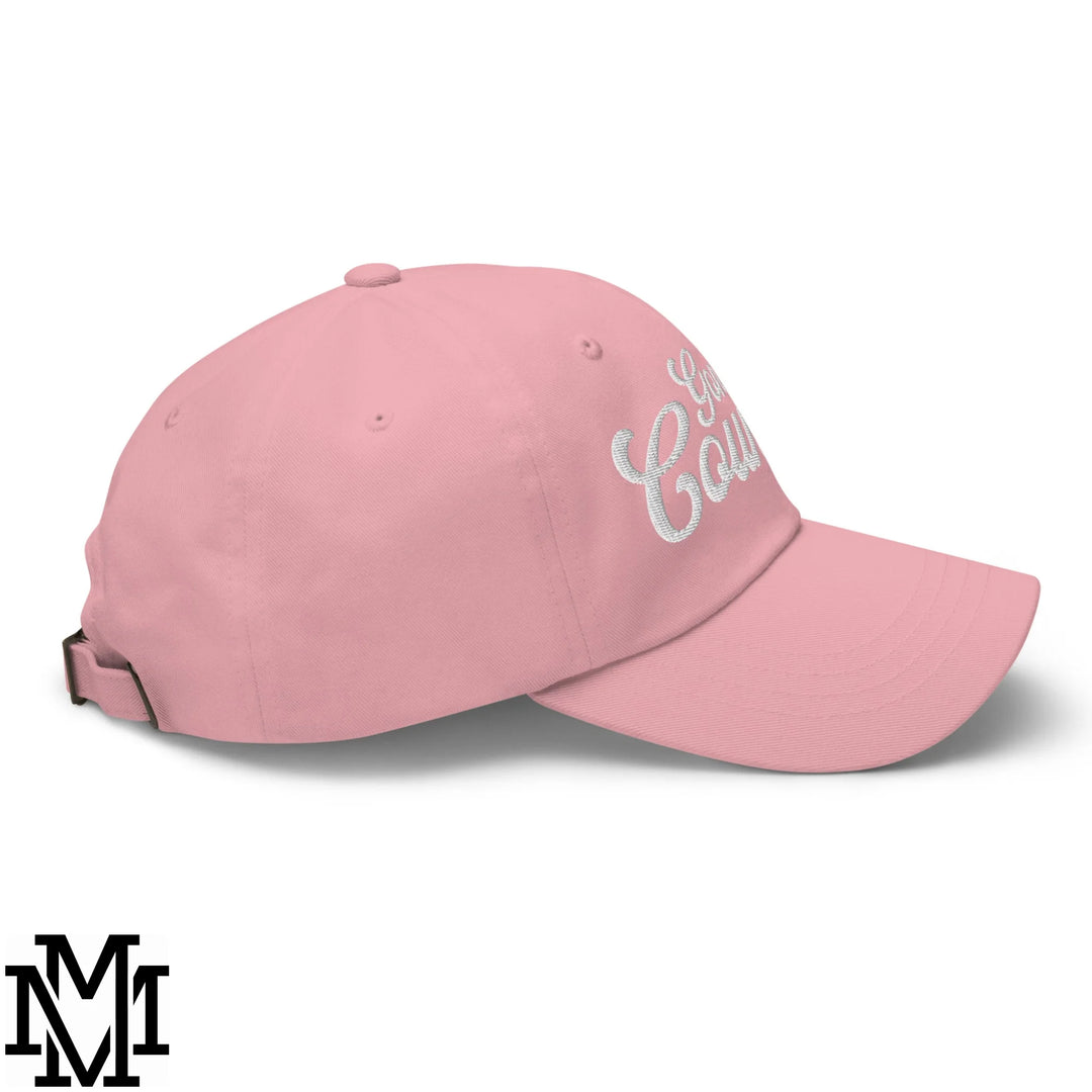 Gone Country Embroidered Unstructured Dad Hat - Pink