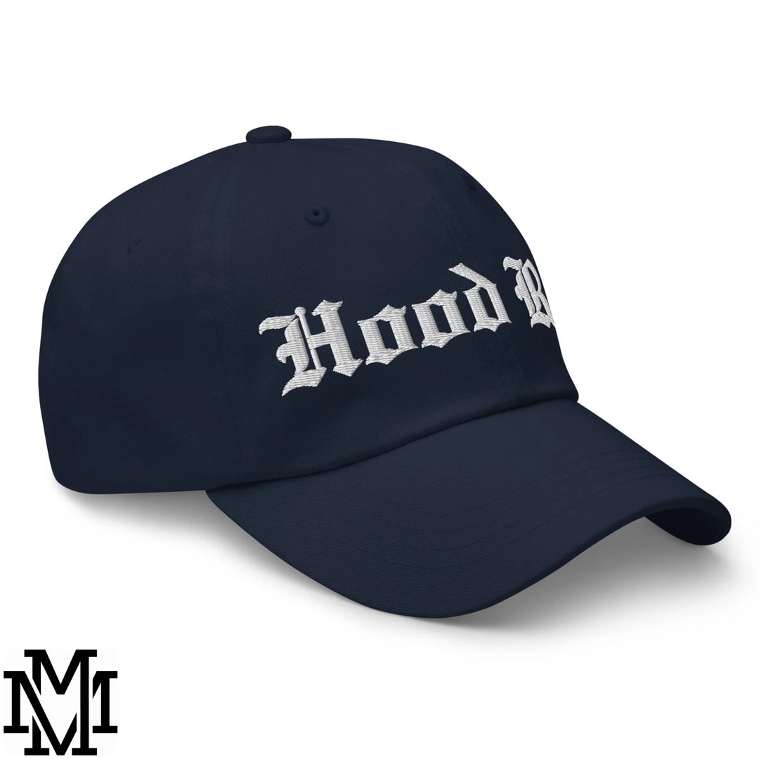 Hood Rat Embroidered Unstructured Dad Hat - Navy