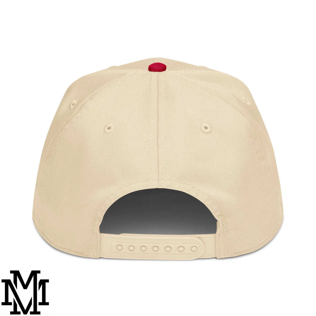 I Love You Say it Back Embroidered Baseball Snapback Hat - Red Natural