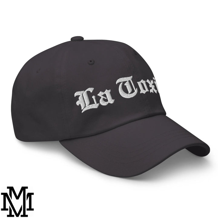 La Toxica Embroidered Unstructured Dad Hat - Dark Grey