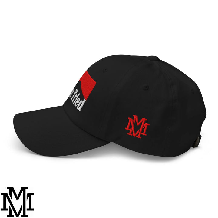 Mama Tried Reds Embroidered Unstructured Dad Hat - Black