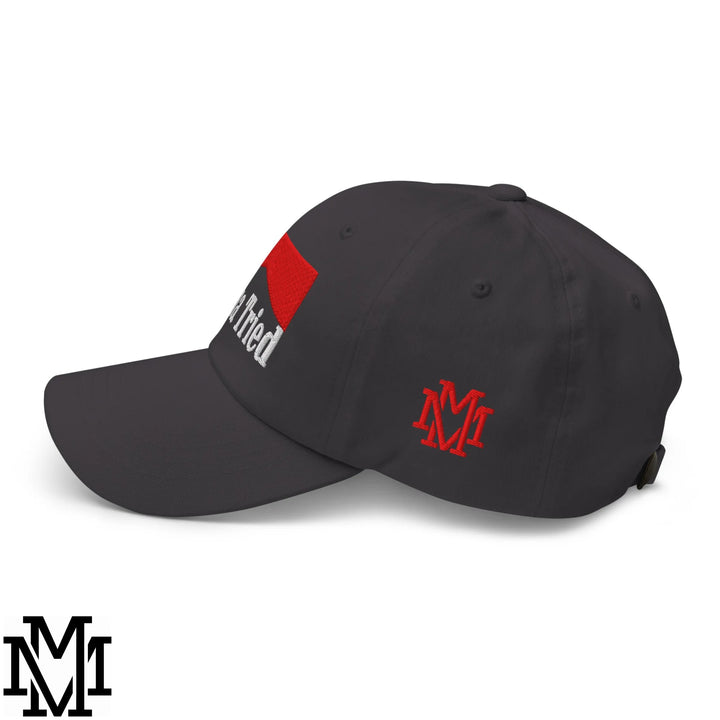 Mama Tried Reds Embroidered Unstructured Dad Hat - Dark Grey