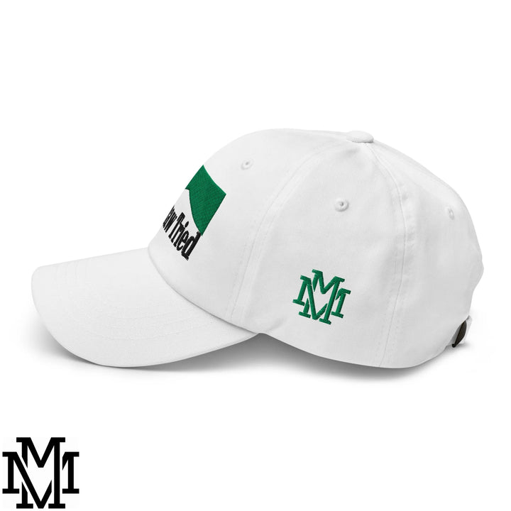 Meemaw Tried Menthol Embroidered Unstructured Dad Hat - White