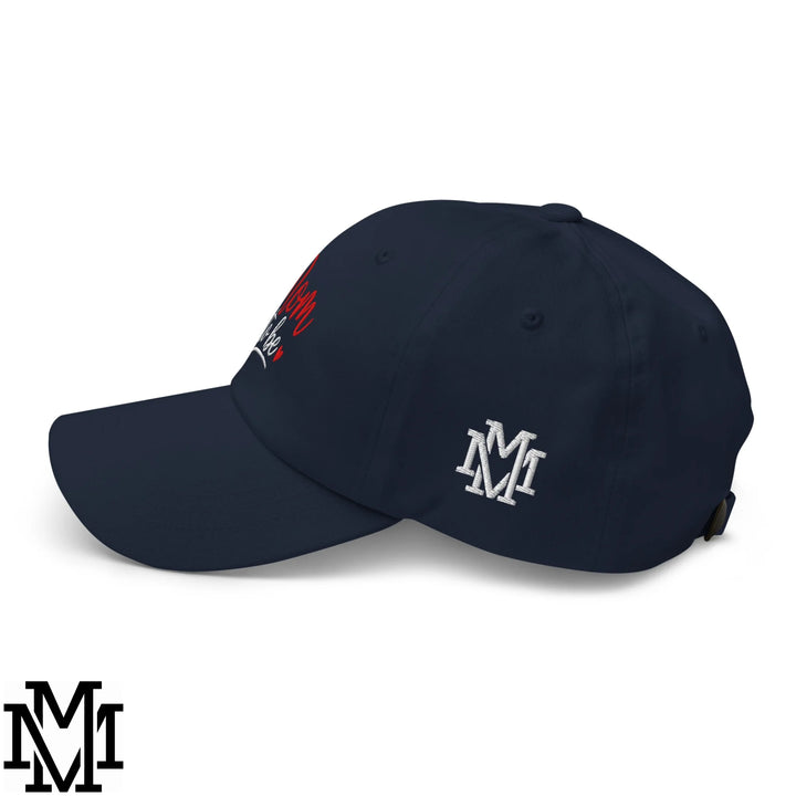 Mom to Be Embroidered Unstructured Dad Hat - Navy