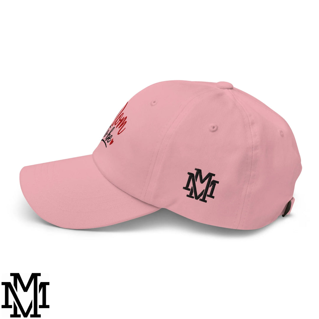 Mom to Be Embroidered Unstructured Dad Hat - Pink