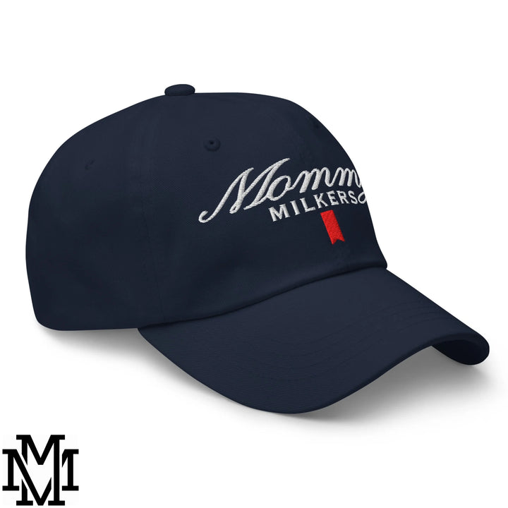 Mommy Milkers Ultra Embroidered Unstructured Dad Hat - Navy
