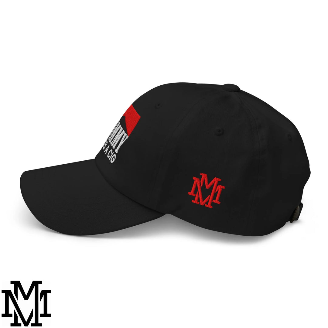 Mommy Needs a Cig Embroidered Unstructured Dad Hat - Black