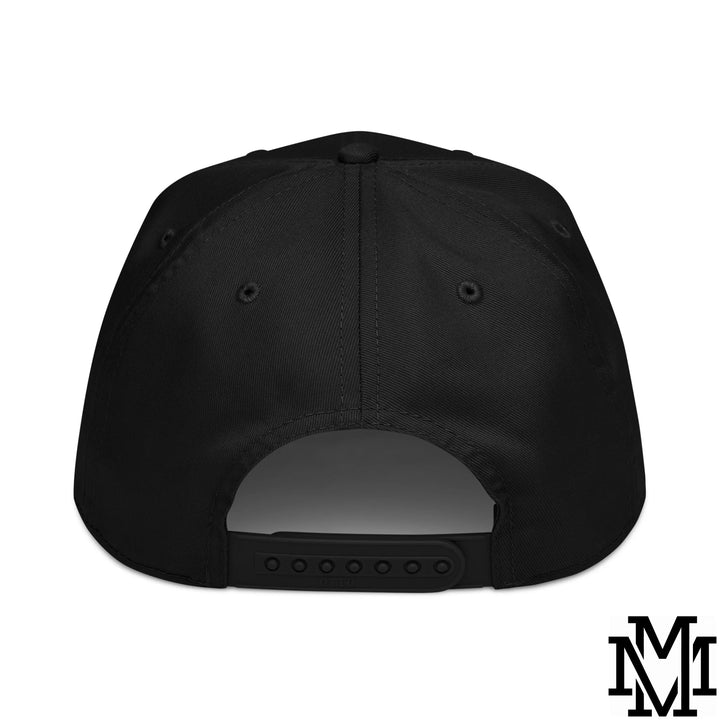 Out of Office Embroidered Baseball Snapback Hat - Black