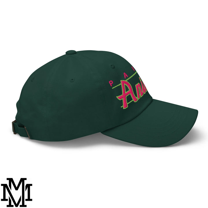 Party Animal Embroidered Unstructured Dad Hat - Spruce