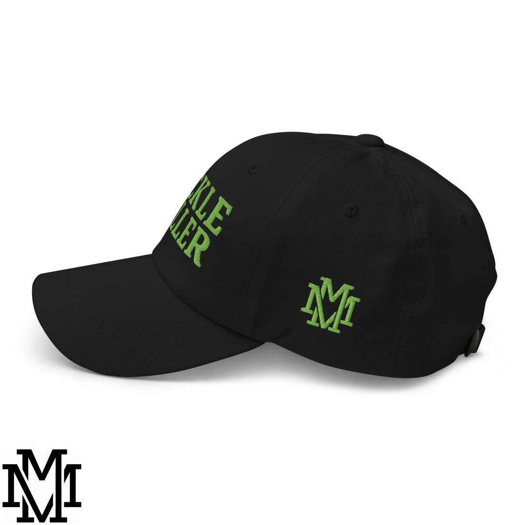 Pickle Baller Embroidered Unstructured Dad Hat - Black
