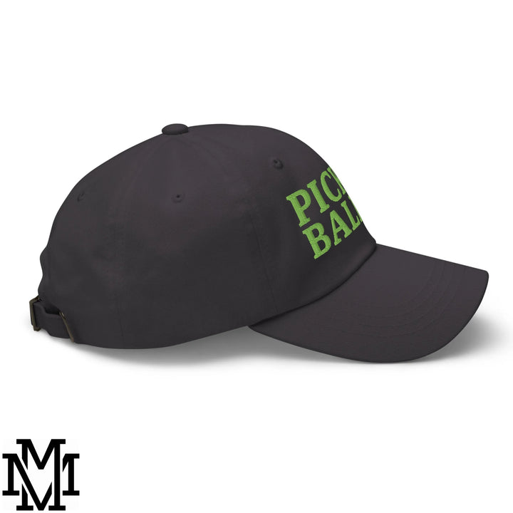 Pickle Baller Embroidered Unstructured Dad Hat - Dark Grey