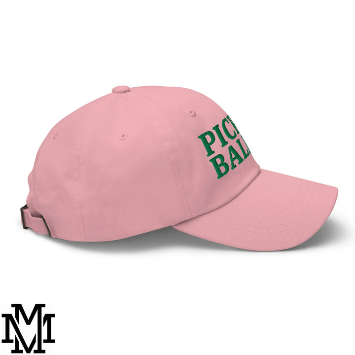 Pickle Baller Embroidered Unstructured Dad Hat - Pink