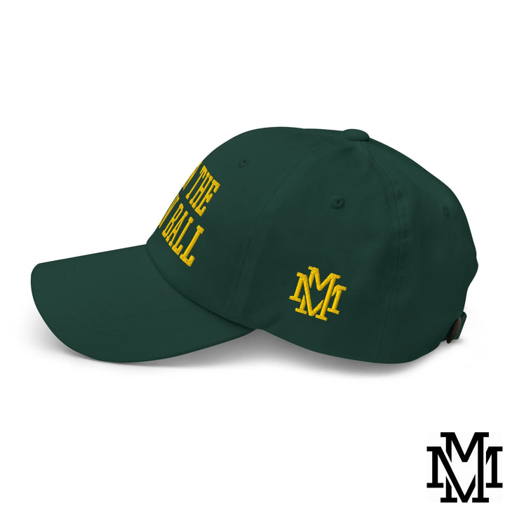 Run The Damn Ball Embroidered Unstructured Dad Hat - Spruce