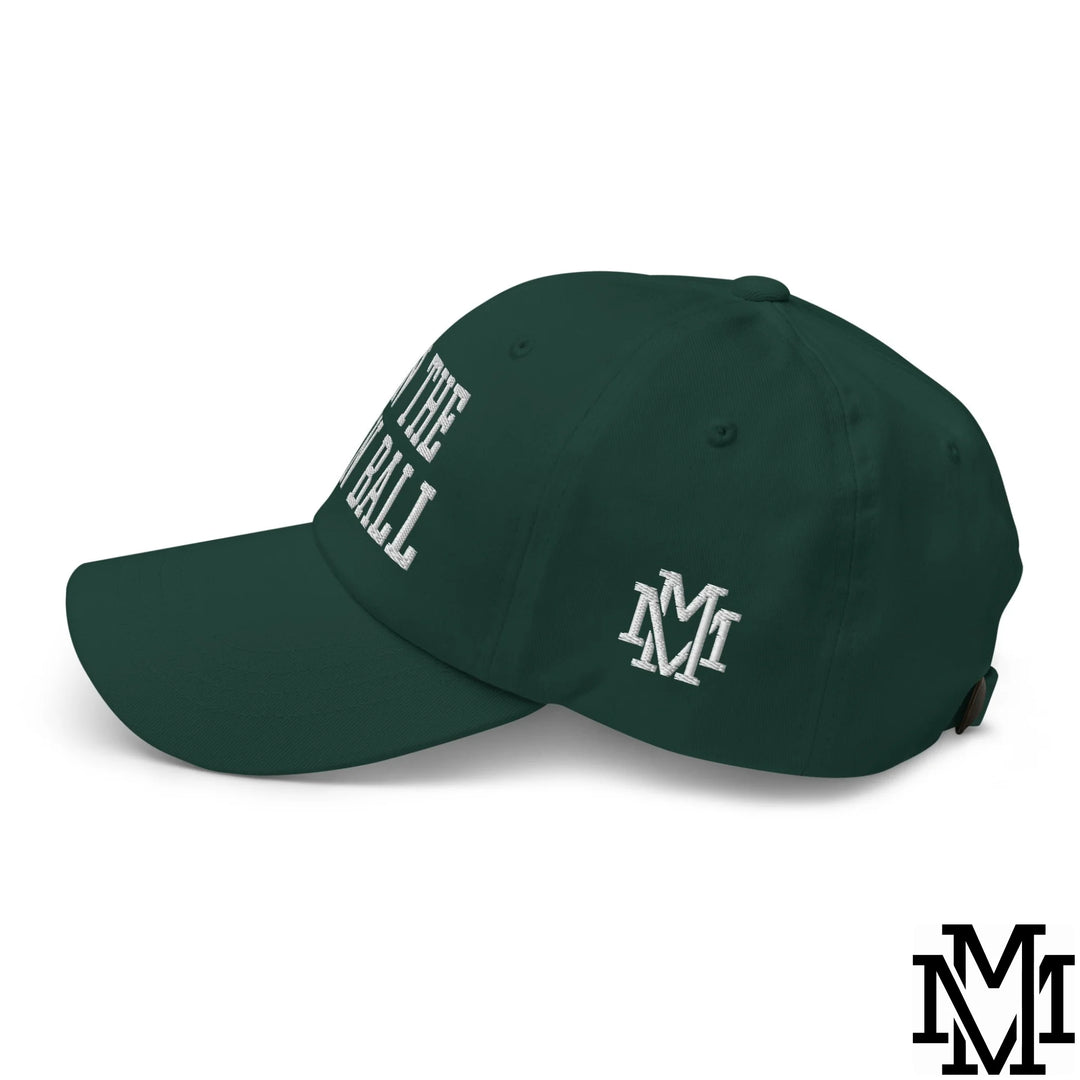 Run The Damn Ball Embroidered Unstructured Dad Hat - Spruce