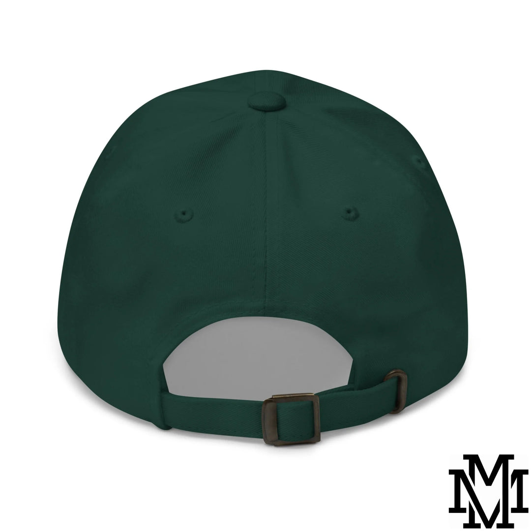 Run The Damn Ball Embroidered Unstructured Dad Hat - Spruce
