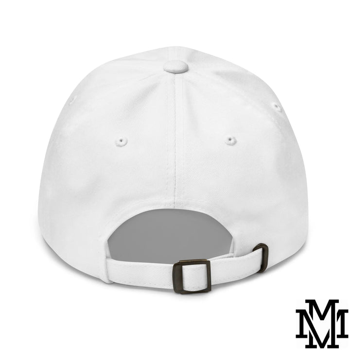 Save a Horse Ride a Cowgirl Embroidered Unstructured Dad Hat - White