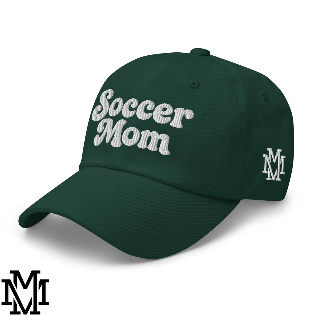 Soccer Mom Embroidered Unstructured Dad Hat - Spruce