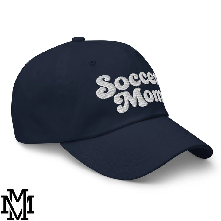Soccer Mom Embroidered Unstructured Dad Hat - Navy