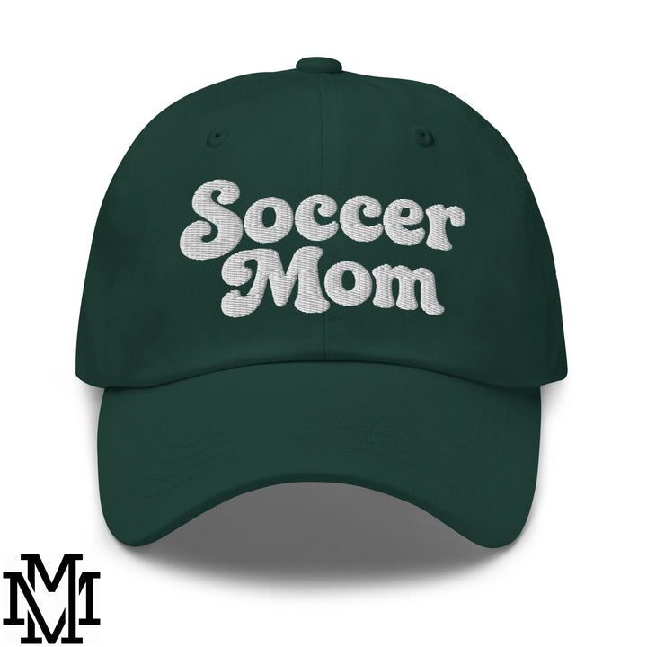 Soccer Mom Embroidered Unstructured Dad Hat - Spruce