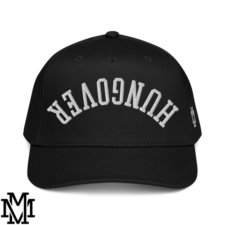 Upside Down Hangover Embroidered Baseball Snapback Hat - Black
