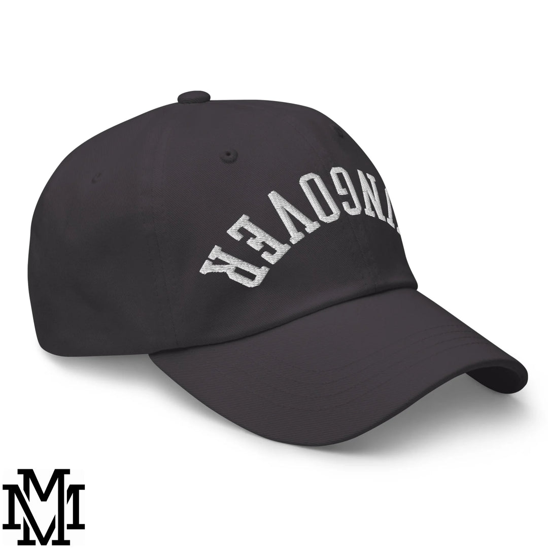 Upside Down Hangover Embroidered Unstructured Dad Hat - Dark Grey