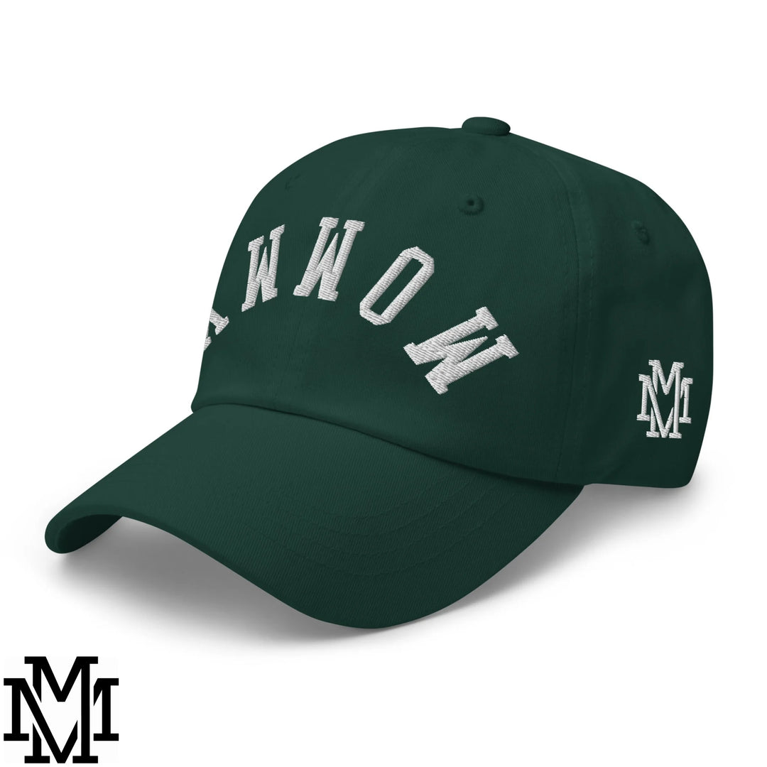 Upside Down Mommy Embroidered Unstructured Dad Hat - Spruce