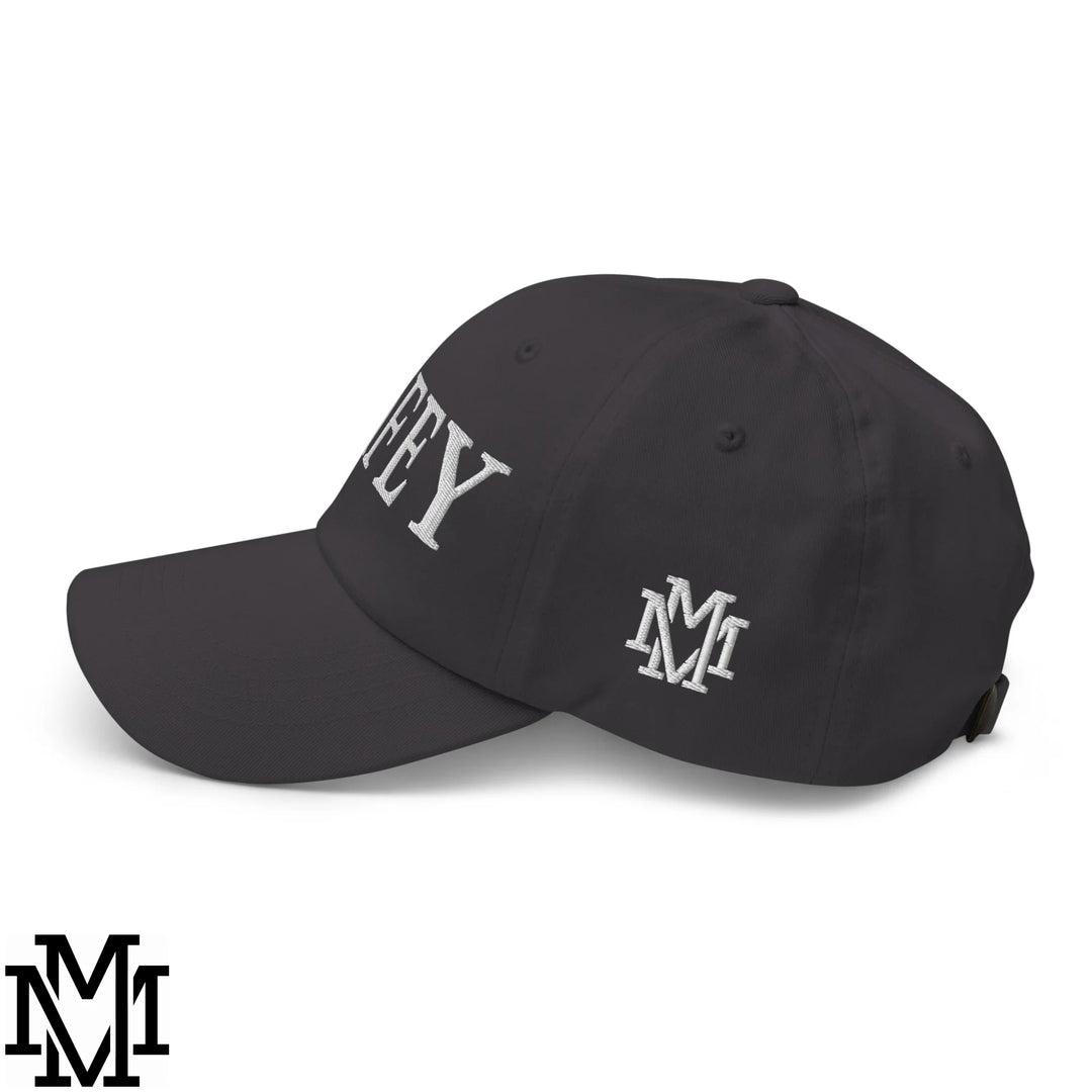 Wifey Embroidered Unstructured Dad Hat - Dark Grey